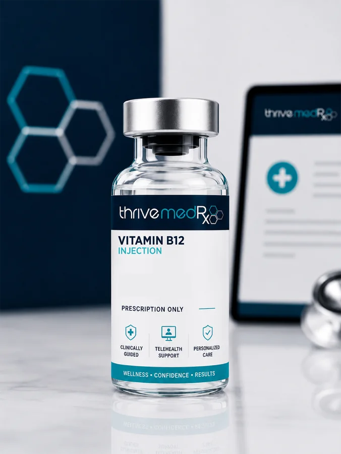 ThriveMedRX compounded Lipo-B12 MIC injection vial