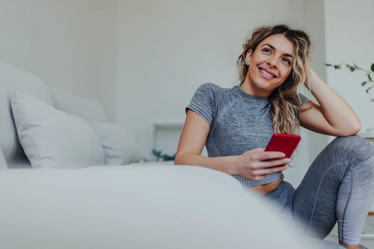 Person celebrating renewed energy and vitality
